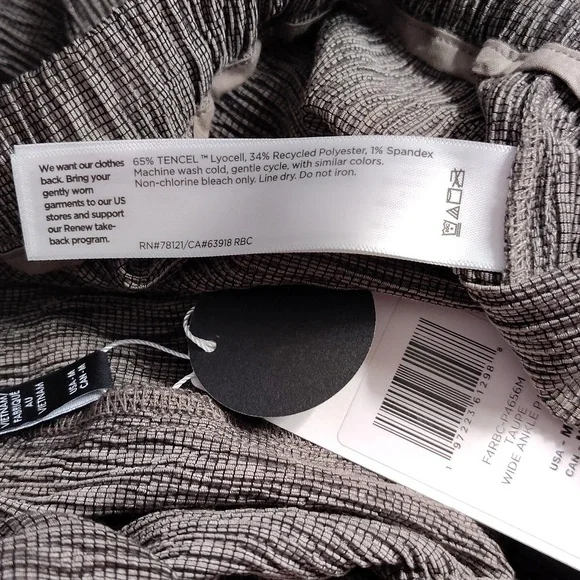 ✨ Eileen Fisher Woven Plissé Wide-Leg Pants. New! Size Medium. - Picture 11 of 15